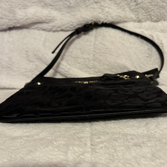 Michael Kors Black Nylon Animal Print Crossbody Bag - Picture 10 of 14